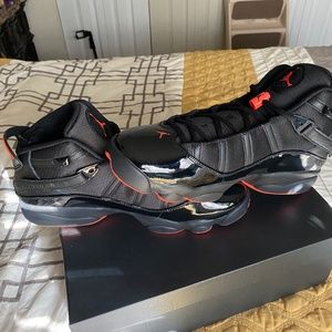 Jordan 6 rings (patent leather) size 13
